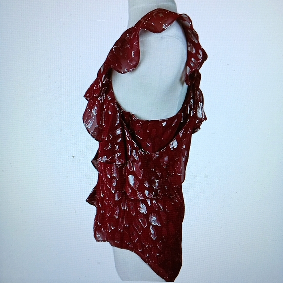 🔹️Veronica Beard ~ Benton Cold Shoulder Top - Picture 10 of 14